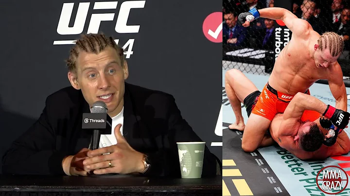 Paddy Pimblett reacts to FINISHING Michael Chandler at UFC 314