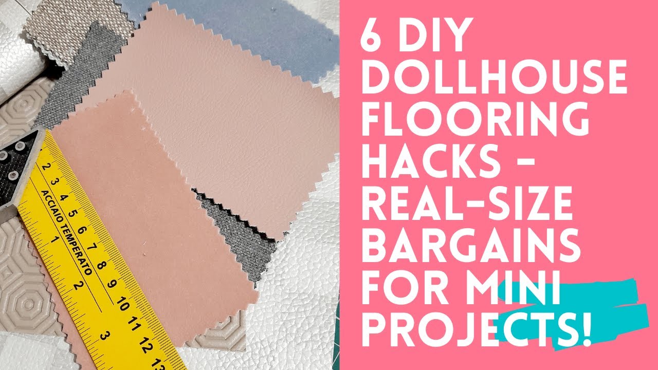 6 Everyday Items You Can Use As Dollhouse Flooring: DIY Dollhouse Bargains