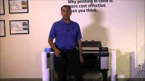 HP Designjet T3500 Production eMFP How to Use Video Series - Media