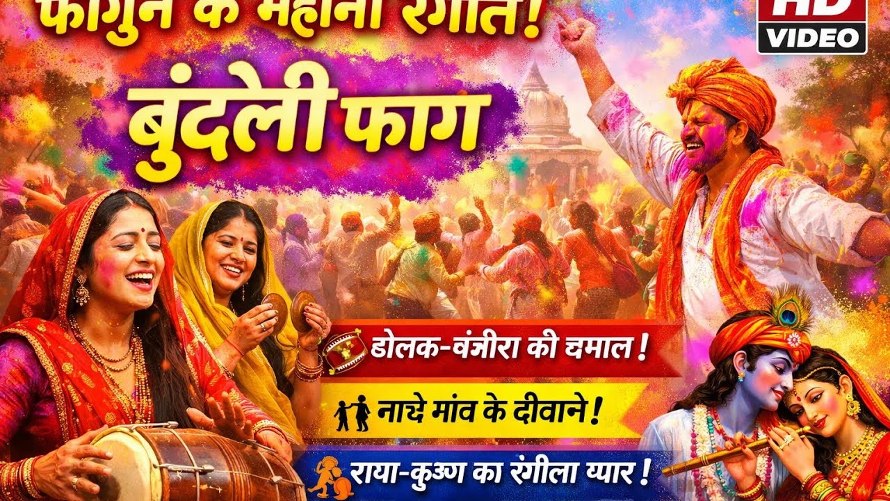 फागुन के महीना रंगीले बुंदेली फाग ( गायक हरिसिंह कुशवाह जी मो.9131539336)