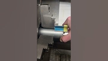 Jaws for 1 5/8. Touch off 432 #cnc #lathe #firstshortvideo #machinery #hiphop #rap #machine #viral