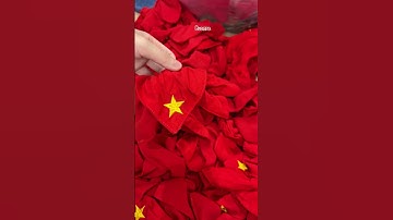 Scrunchies Yêu Nước Cờ Việt Nam – Dây Buộc Tóc Đỏ Sao Vàng Đẹp Nổi Bật