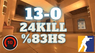 CS2  10LVL FACEIT   HAYATIMIN EN KOLAY MAÇI [OYUNU SMURFLEDIM]