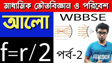 light | f=r/2 |part-2|মাধ্যমিক ভৌতবিজ্ঞান ও পরিবেশ WBBSE | class-10|f and r relation of mirror ||