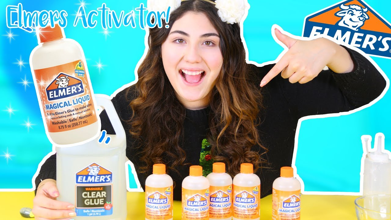 ELMERS MAGICAL LIQUID (ELMERS SLIME ACTIVATOR) Testing out elmers