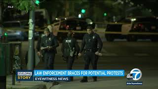 LAPD stepping up patrols in 'critical spots' around region amid potential inauguration protests