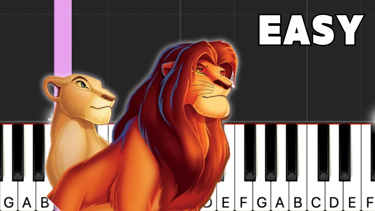 Can You Feel The Love Tonight - The Lion King | Piano Tutorial (EASY ...