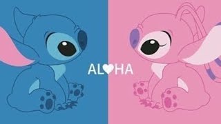 Stitch And Angel Love Pink 