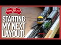 Building a tt120 model railway  episode 1 the plan  laying track
