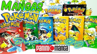 Colección de Mangas Pokémon ROJO VERDE AZUL Panini