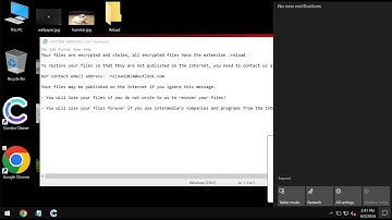 Reload ransomware removal video [.Reload file virus].