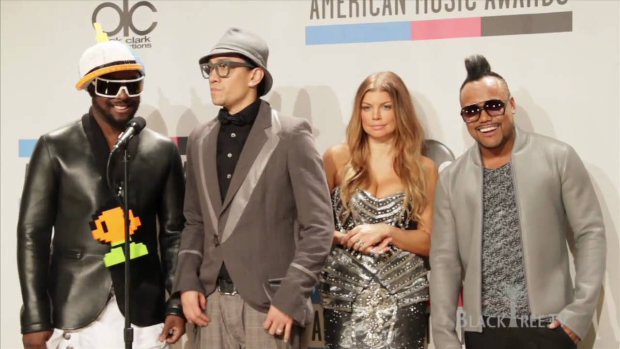 Black Eyed Peas 2010 AMA Favorite Band Backstage YouTube