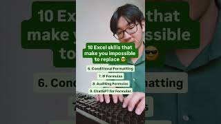 10 Excel skills that make you impossible to replace 😎