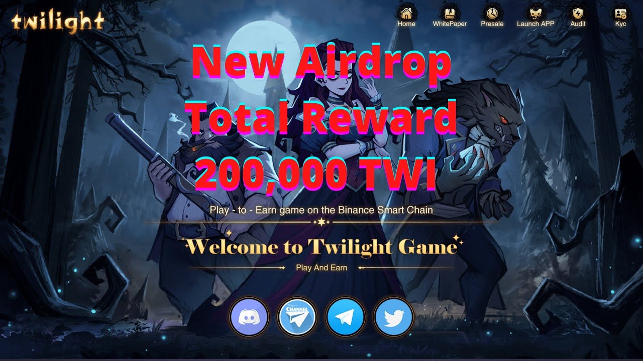 AIRDROP CRYPTO : TWILIGHT NFT AIRDROP | TOTAL REWARD 200,000 TWI