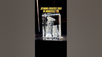 Watch JetMini Transform Any Photo Into a 3D Crystal Instantly 💎| 3DCrystal.com