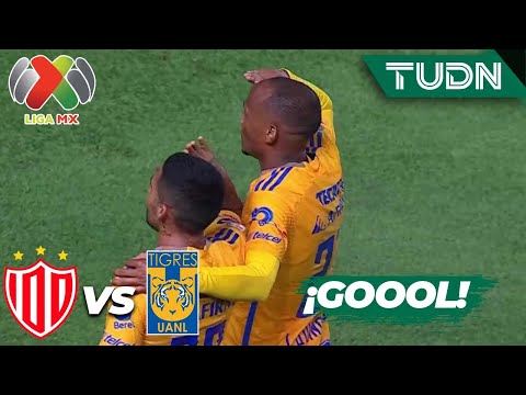 ¡OTRO GOLAZO! Quiñones REVIENTA las redes | Necaxa 0-3 Tigres | AP2023-J4 | Liga Mx | TUDN