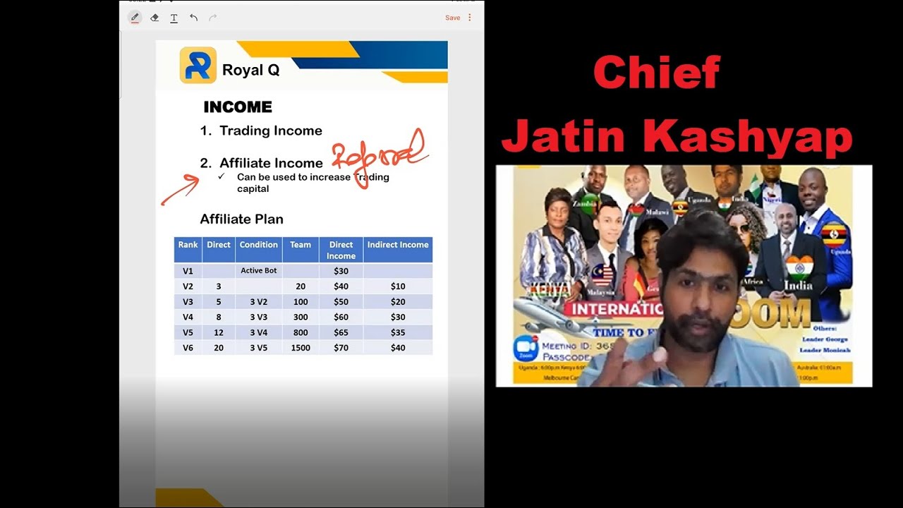 ROYAL Q - English Plan - By Chief Jatin Kashyap | Money grows faster on Binance than on your Bank