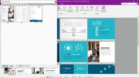 Combining Pages from Multiple PDFs with Kofax Power PDF formerly Nuance Power PDF