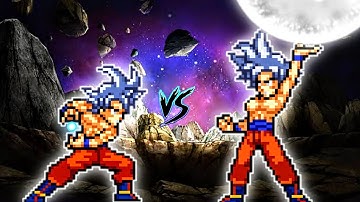 Goku MUI DBFZ OP (New) VS Goku MUI (By Bog) in Jump Force Mugen🔥