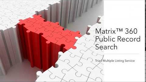 Matrix 360 Public Record Search