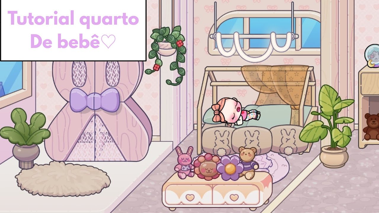 Tutorial de quarto para bebê menina - YouTube