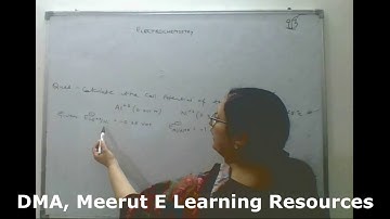 Electrochemistry (Part I)|Chemistry Class XII|Ms. Satnam Mehta|DMA Meerut E Learning Resources