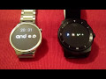 Android Wear 2.0: Huawei Watch vs LG GWatch R