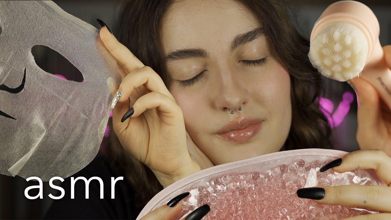 asmr en español - Limpieza y Masaje FACIAL - ASMR para DORMIR en minutos - Ale ASMR :)