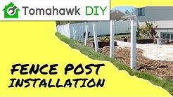 How to Install Vinyl Fence Posts (Picket Fence Series) 