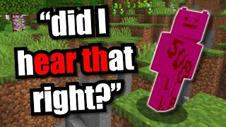 Minecraft but if I say "earth" an earthquake starts...