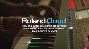 Roland FANTOM - How to install Zen-Core Sound Packs, Wave Expansions, and SuperNATURAL Tones