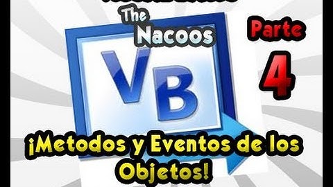 Aprender Visual Basic - Metodos y Eventos de los objetos - Parte 4