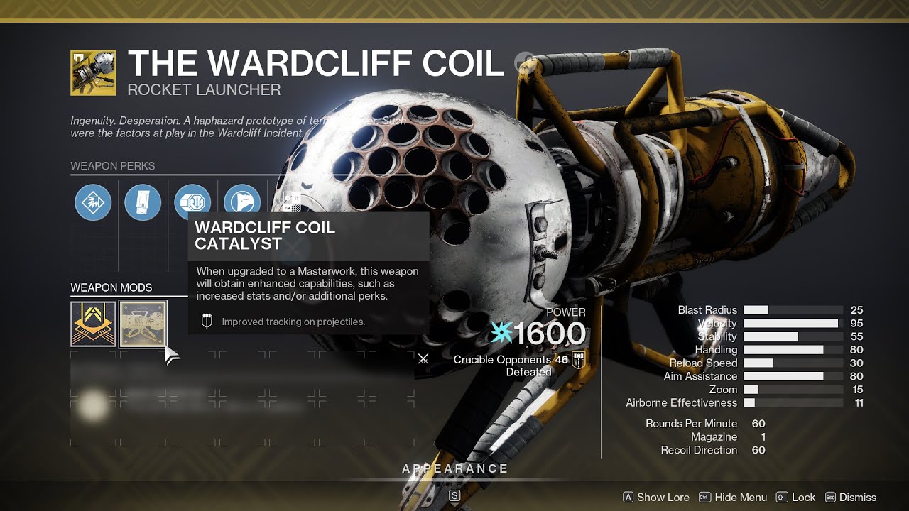 HOW TO GET THE WARDCLIFF COIL CATALYST DESTINY 2 YouTube