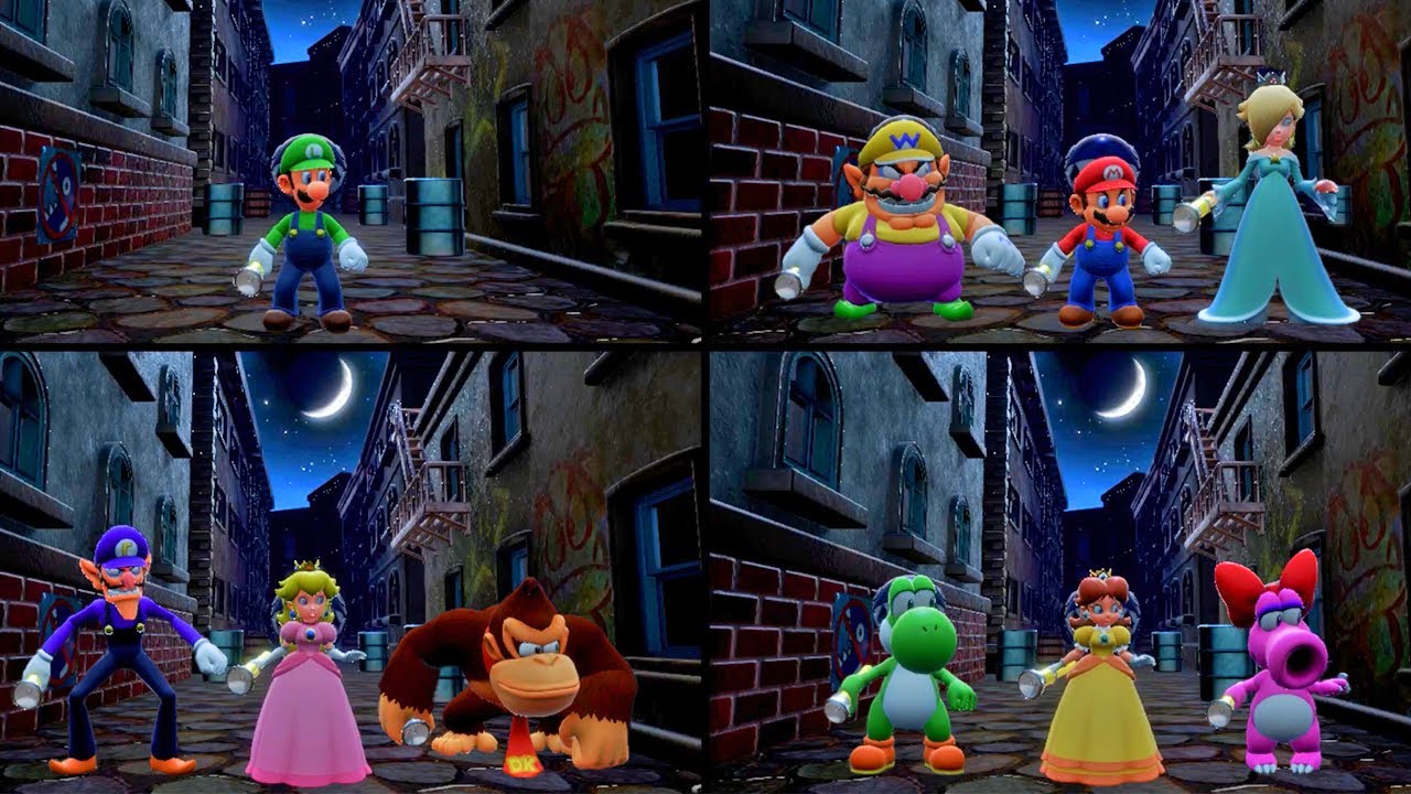 Mario Party Superstars - Yoshi vs All Characters Night-Light Fright (Master Difficulty)