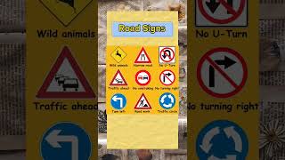 New Road signs in English #learnenglish #youtubeshorts #youtube