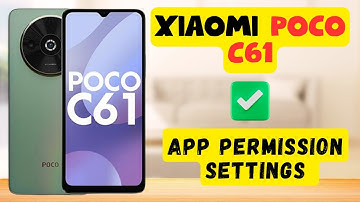 Change app permissions allow or deny || App permission settings Xiaomi Poco C61