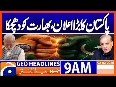 Pakistan To Play T20 World Cup But Boycott India Match Geo News 9AM Headlines 2 February 2026 