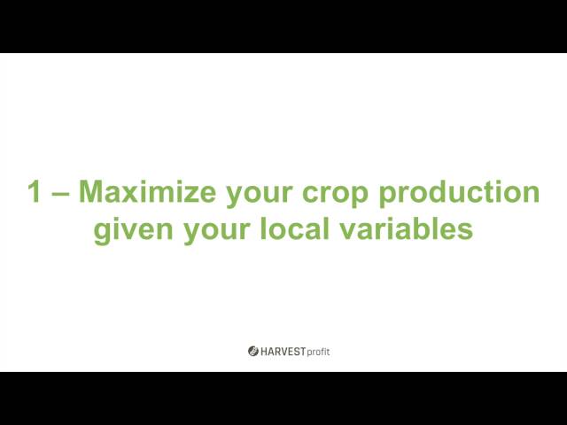 Harvest Profit Software Demo + Farm Business Best Practices