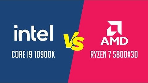 Intel Core i9 10900K vs AMD Ryzen 7 5800X3D - Apps and games benchmark