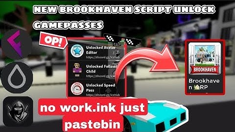 new brookhaven script unlock gamepasses | go to pin comment to try the script enjoy