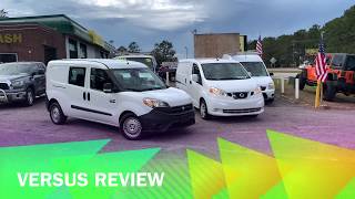 Ford Transit vs Nissan NV200 vs Ram ProMaster City | Versus Review 2019  Differences Tour