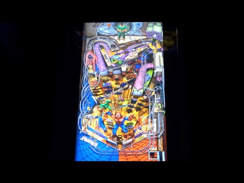 The Amazing Spider Man Gameplay | Arcade1Up Marvel Pinball from Original Console Gamer