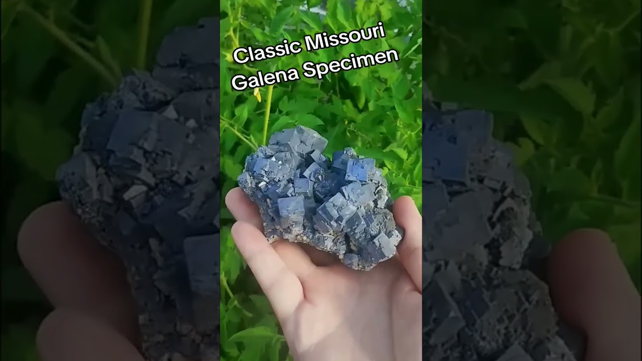 This Galena Specimen From Missouri Is Quite Hip! 