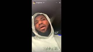 Lebron James reciting Nas - Small World &amp; Take it in Blood