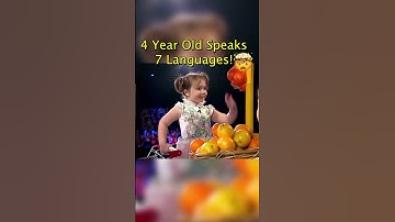 4 Year Old Speaks 7 Languages!!🇩🇪🇺🇸🇷🇺 #talentshow #littlebigshots