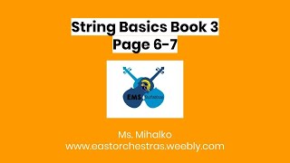 String Basics Book 3 Pages 6-7