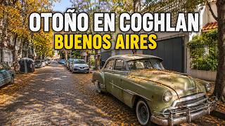 【4K】🍂 Paseo otoñal por Coghlan - El Barrio más Romántico de Buenos Aires