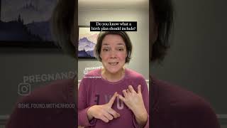 Birth Plan..the three most important things a birth plan should include #birthplan #childbirthclass