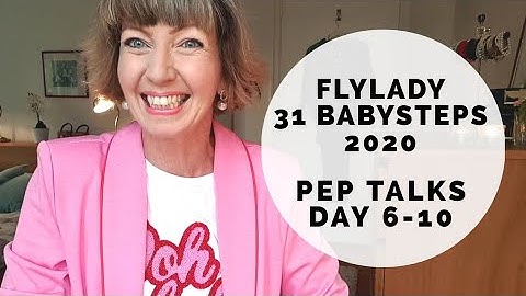Flylady 31 Babysteps for Beginners! 2020 Instagram series (Days 6-10)
