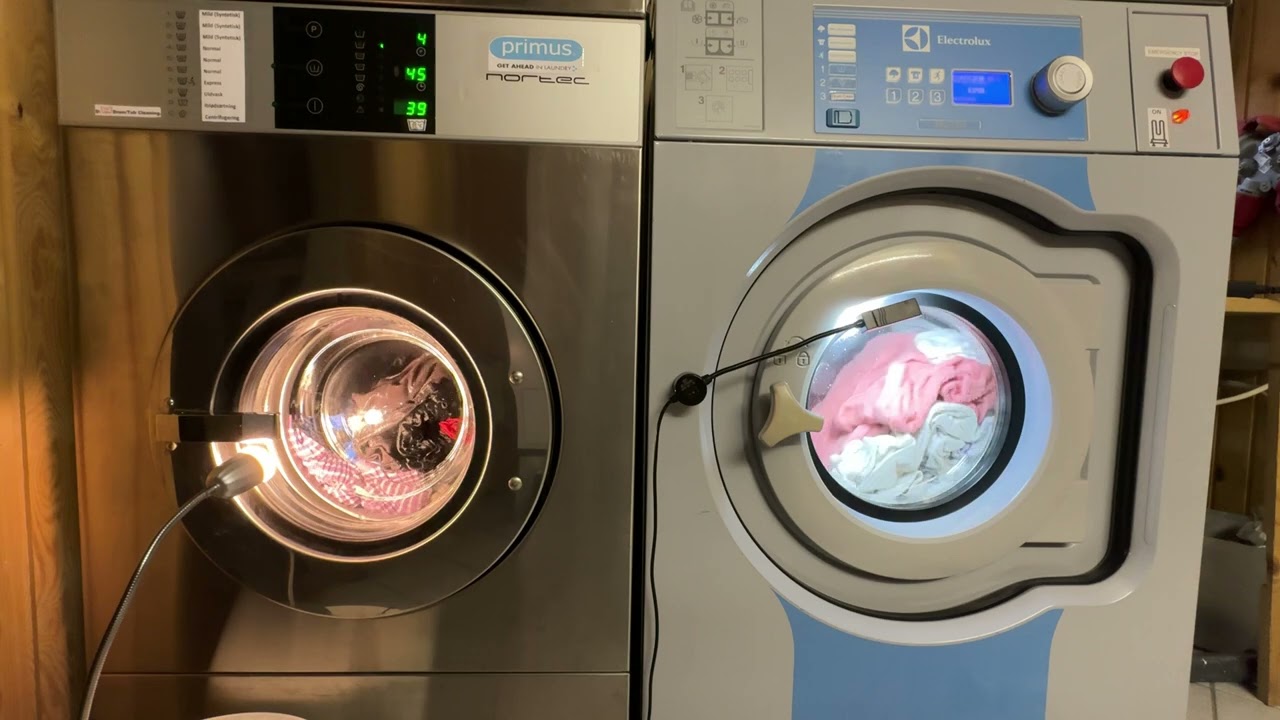 2nd Wash Day - Nortec "Primus" FS 7 and Electrolux Pro W575H (Coloureds/Whites Wash)